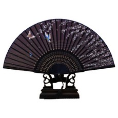 All High 高級舞臺練習花朵韓國舞蹈扇子, 1個, 5