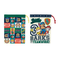 卡通束口式牙刷收納袋 2件組, 汪汪隊, 1組