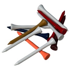 木製高爾夫球Tee座, 100個, 隨機出貨