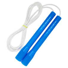 JFROPE 橫式高速跳繩, 藍色 + 白色條紋, 1個