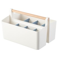윰스 대용량 마카펜 연필꽂이 8칸 다용도 데스크 정리함, 블루, 1개