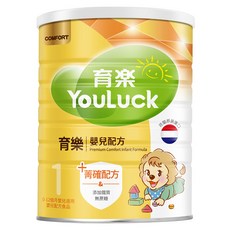 YouLuck 育樂 嬰兒COMFORT菁確配方奶粉 0~12個月, 1罐, 800g