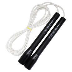 JFROPE 高速橫式跳繩, 黑色 + 白線, 1個