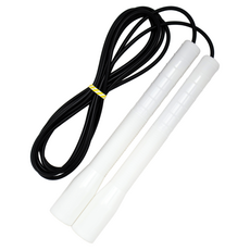 제이에프로프 스피드 줄넘기 가로형, 흰색 + 검은줄, 1개