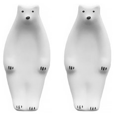 Modernat 北極熊陶瓷湯筷架, 2個, 混色