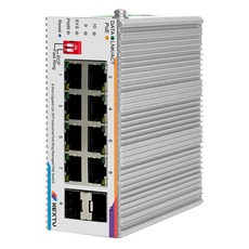 넥스트유 피어빈 8포트 TP 2SFP 산업용 기가비트 매니지드 POE 스위칭허브