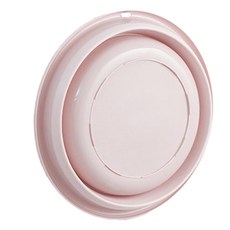 E.City 居家戶外可攜式多功能折疊收納水盆 - 粉色，PP+矽膠材質, 小(25 x 25 x 10.7cm)