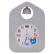 WE CHAMP 歐式Church bell靜音夜燈鬧鐘 WTB-363, 時尚灰