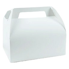 천운패키지 생크림 박스 특대, 화이트, 25개