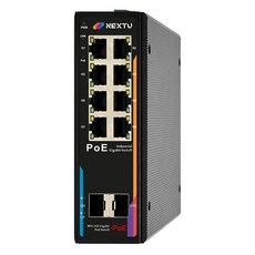 Nextu Piajang 8埠 TP 2SFP 工業級 Gigabit POE 交換器, 1個, POE9528GDT