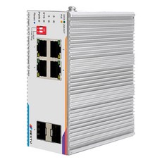 넥스트유 피어청 4포트 TP 2SFP 산업용 기가비트 매니지드 POE 스위칭허브