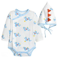 moimoln 幼童青龍竹纖維單面連身衣套裝 M241SSN