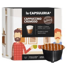 La CAPSULERIA Dolce Gusto 兼容膠囊 卡布奇諾, 16入, 9g, 1個