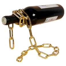 Bomari 北歐風室內設計葡萄酒架, 1個, 金色鏈