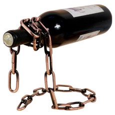 Bomari 北歐風室內設計葡萄酒架, 1個, 古銅鏈