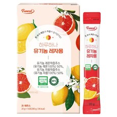 Funeat 檸檬葡萄柚汁隨身包 14條入, 1個, 280g