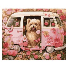 ArtLife 藝術生活 DIY 數字油畫 含框 DT138 50 x 40cm, 1組, 浪漫旅程