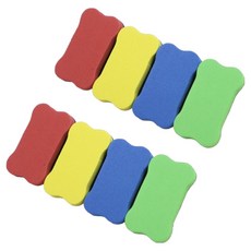 Pogeun商店 迷你磁吸白板擦 4款 x 2入組, 紅色, 黃色, 藍色, 綠色