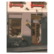 ArtLife 藝術生活 DIY 數字油畫 含框 DT199 50 x 40cm, 1組, 佛羅倫斯的午後