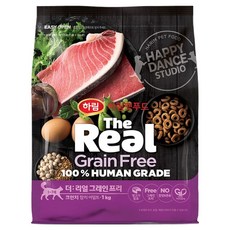 하림펫푸드 어덜트 더리얼 캣 그레인프리 크런치 건식사료, 참치, 1kg, 1개