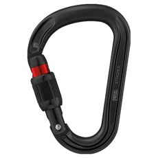 PETZL Attach 攀岩用鎖定鉤環, 黑色, 1個