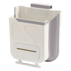 Bomari 可折疊懸掛式垃圾桶, 1個, 灰色