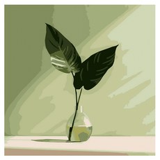 ArtLife 藝術生活 DIY 數字油畫 含框 AQ023 20 x 20cm, 1組, 綠意盎然