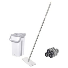 Bloomhome 免觸碰超細纖維濕拖把組, 1套