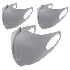 아이두젠 숨편한 기능성 원단 공기유입 새부리형 스포츠 마스크, 그레이, 3개