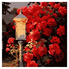 ArtLife 藝術生活 DIY 數字油畫 含框 AQ018 20 x 20cm, 燈火輝煌, 1組