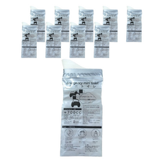 안이네 휴대용 일회용 패드 소변 주머니 700ml, 10개