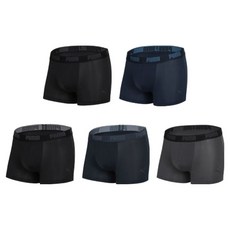 [包含大尺碼] PUMA Bodywear 全網眼彈性平口褲 5件組