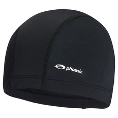 피닉스 스판 수영모 PCN-01, 블랙, 1개