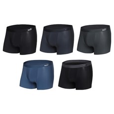 PUMA BODYWEAR [含大尺碼] 男性無痕熱壓腰帶四角褲5件組