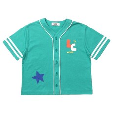 LaughingChild 兒童透氣蠟筆V領平紋針織衫