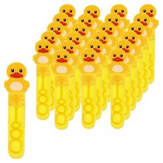 普衆 黃色小鴨泡泡, 24個, 混合顏色