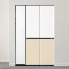 라자가구 모비오 이동식 냉장고 틈새 수납장 200 방문설치, 화이트