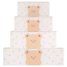아가드 돗투돗 유아용 항균 지퍼백 MINI 15p + S 15p + M 15p + L 15p 세트, 혼합, 1세트