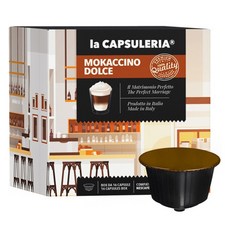 La CAPSULERIA Dolce Gusto相容膠囊 摩卡拿鐵咖啡, 16入, 13g, 1個