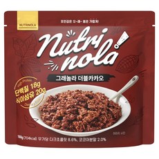 NutriNola格蘭諾拉麥片 雙倍可可風味, 1包, 160g