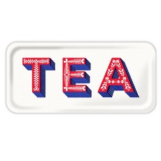 雅米達 茶用方形託盤 AB3215-254, 1個, 白色