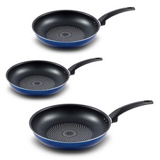 발룬피니 인덕션 IH 자일란코팅 프라이팬 세트 3개, 혼합색상, 프라이팬 20cm + 프라이팬 24cm + 프라이팬 26cm, 1세트