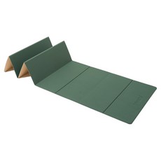 JAMIET 摺疊瑜珈墊, 綠色, 1個