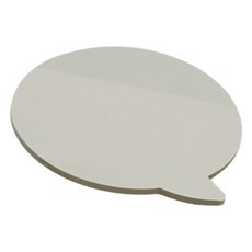 제이앤케이 화려한 컬러의 말풍선 모양의 메모스틱, 그레이, 50매, 4개