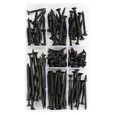 OON 平頭螺絲釘套組 黑色 M4, 1套