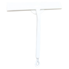 上手家居 質感 浴室玻璃刮水器 矽膠刮刀 白色 輕鬆清潔, 1個