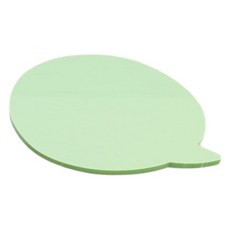 제이앤케이 화려한 컬러의 말풍선 모양의 메모스틱, 청록, 50매, 4개