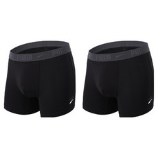 [含大尺碼] PUMA Bodywear 男性透氣網眼四角內褲 2件組