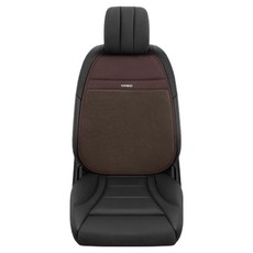 Ez2mk 創意四季透氣車用座椅靠背 MS-650, 咖啡色, 1個