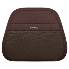 Ez2mk 크리에이티브 사계절 통기성 차량용 시트 등지지대 MS-650, 브라운, 1개